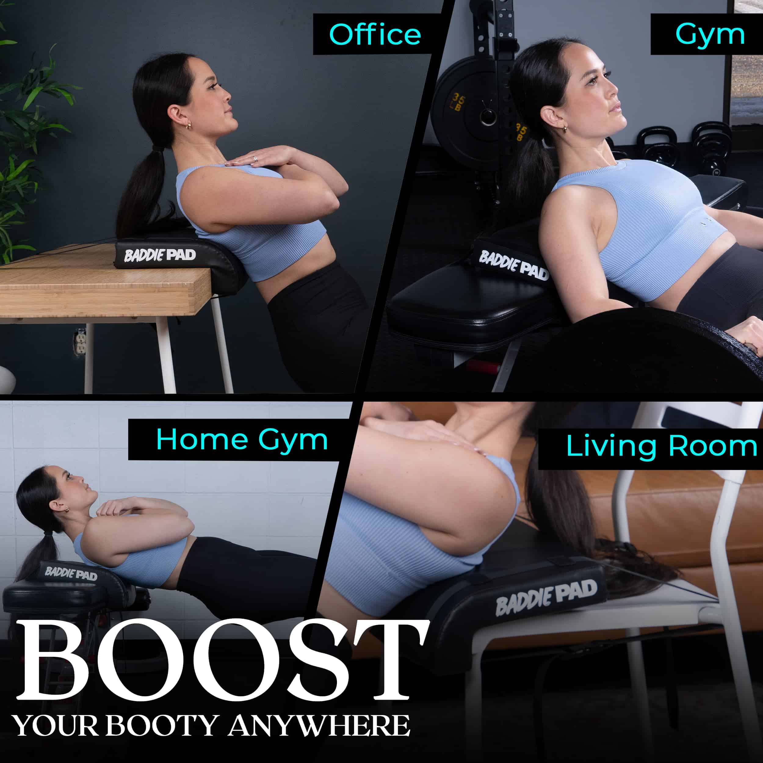 Almohadilla Baddiepad para Banco de Empuje de Cadera para - Imagen 3