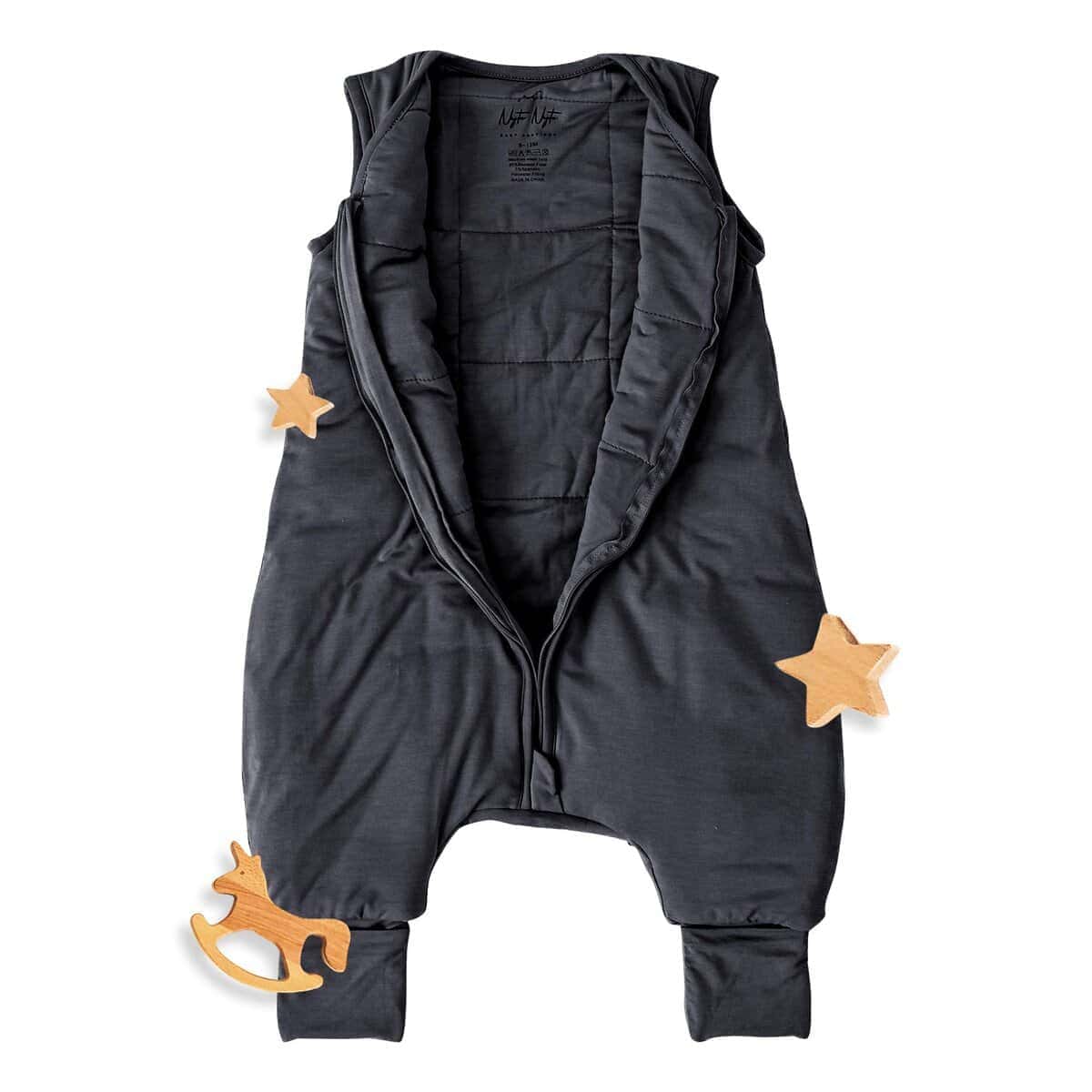 Nyte Nyte Baby - Bolsa de Dormir sin Mangas Gris de 2.5 TOG