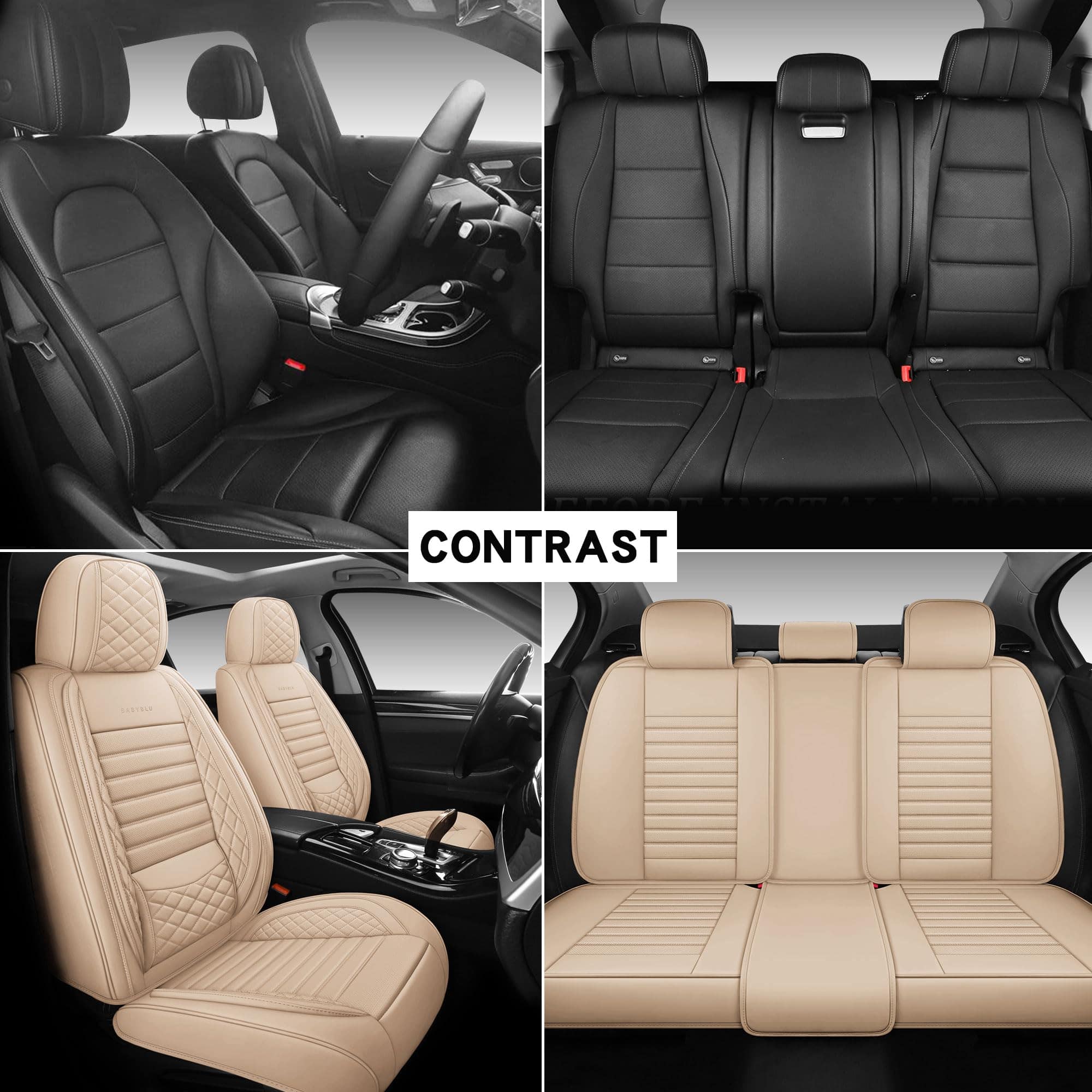 Cubiertas de Asiento para Automóvil BABYBLU de Cuero - Imagen 8