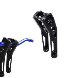 POWER JAMES 8 1/2" Altos Risers del Manillar Negro con