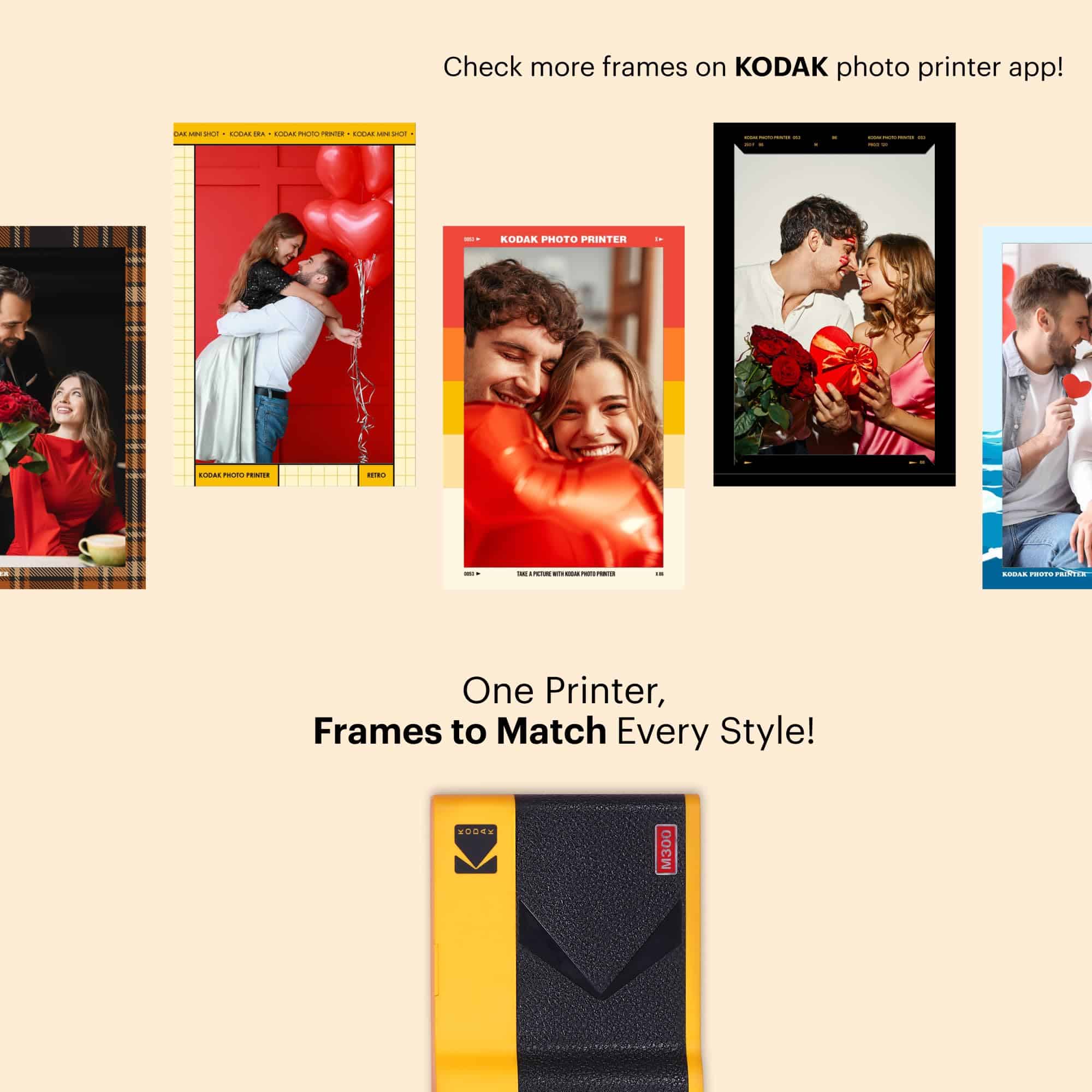 Impresora de fotos portátil KODAK Mini -Amarillo - Imagen 8