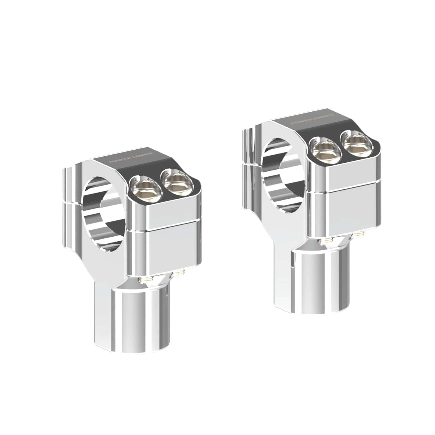 PWOER JAMES 2.0" Elevadores cromados para manillar que se - Imagen 7