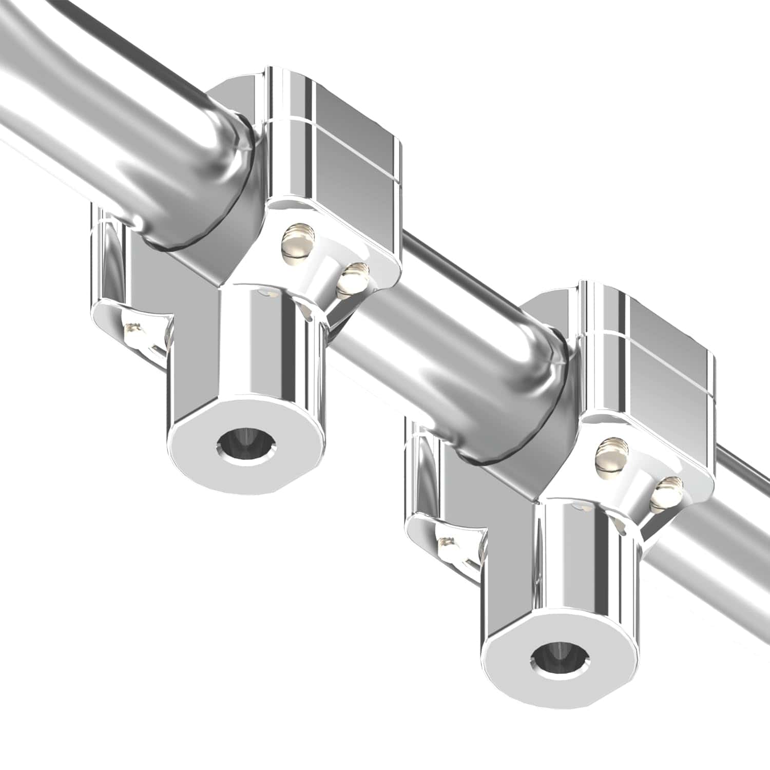 PWOER JAMES 2.0" Elevadores cromados para manillar que se - Imagen 8