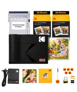 Impresora de fotos portátil KODAK Mini 3 ERA 4PASS (Negro,