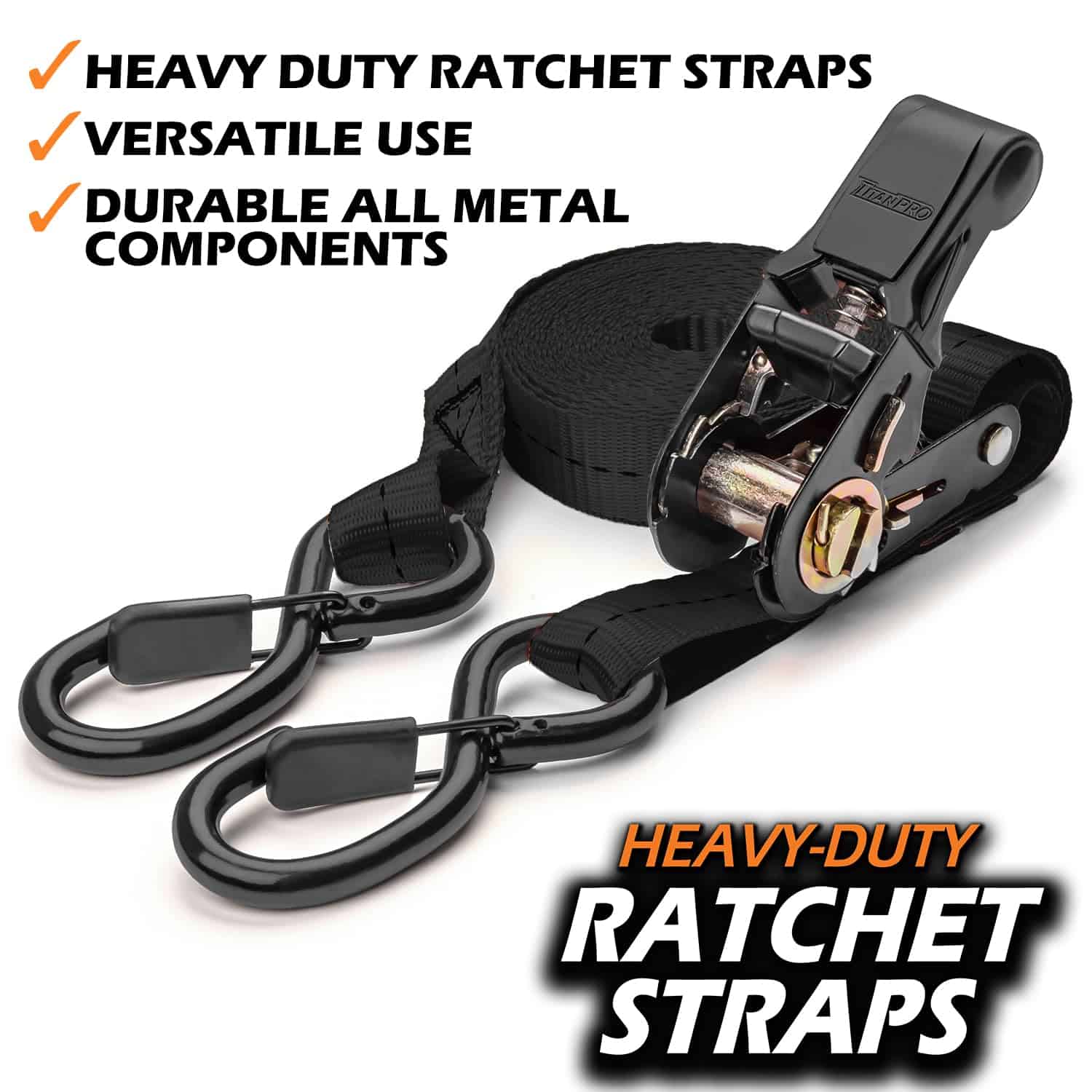 Juego de 4 correas de trinquete de alta resistencia - Imagen 7