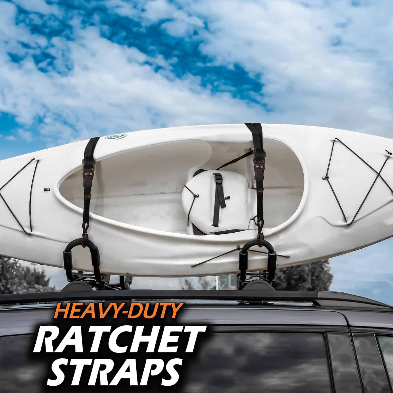 Juego de 4 correas de trinquete de alta resistencia - Imagen 5