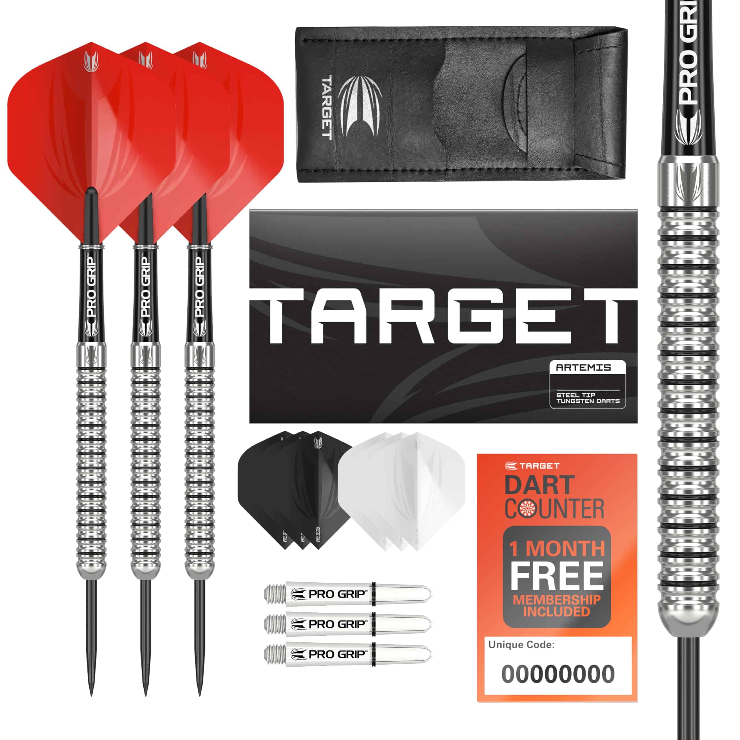Set de Dardos de Punta de Acero Target Artemis 24G de