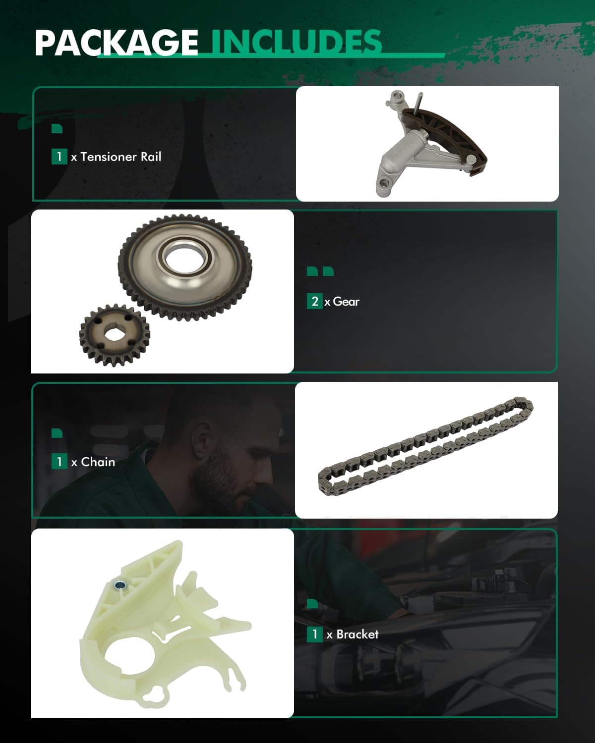 Kit de Cadena de Tiempo SCITOO compatible con BMW 320i 328i - Imagen 3