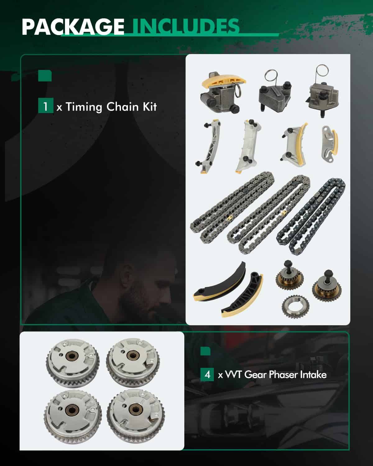 Kit de Cadena de Tiempo SCITOO adecuado para Buick Enclave - Imagen 3