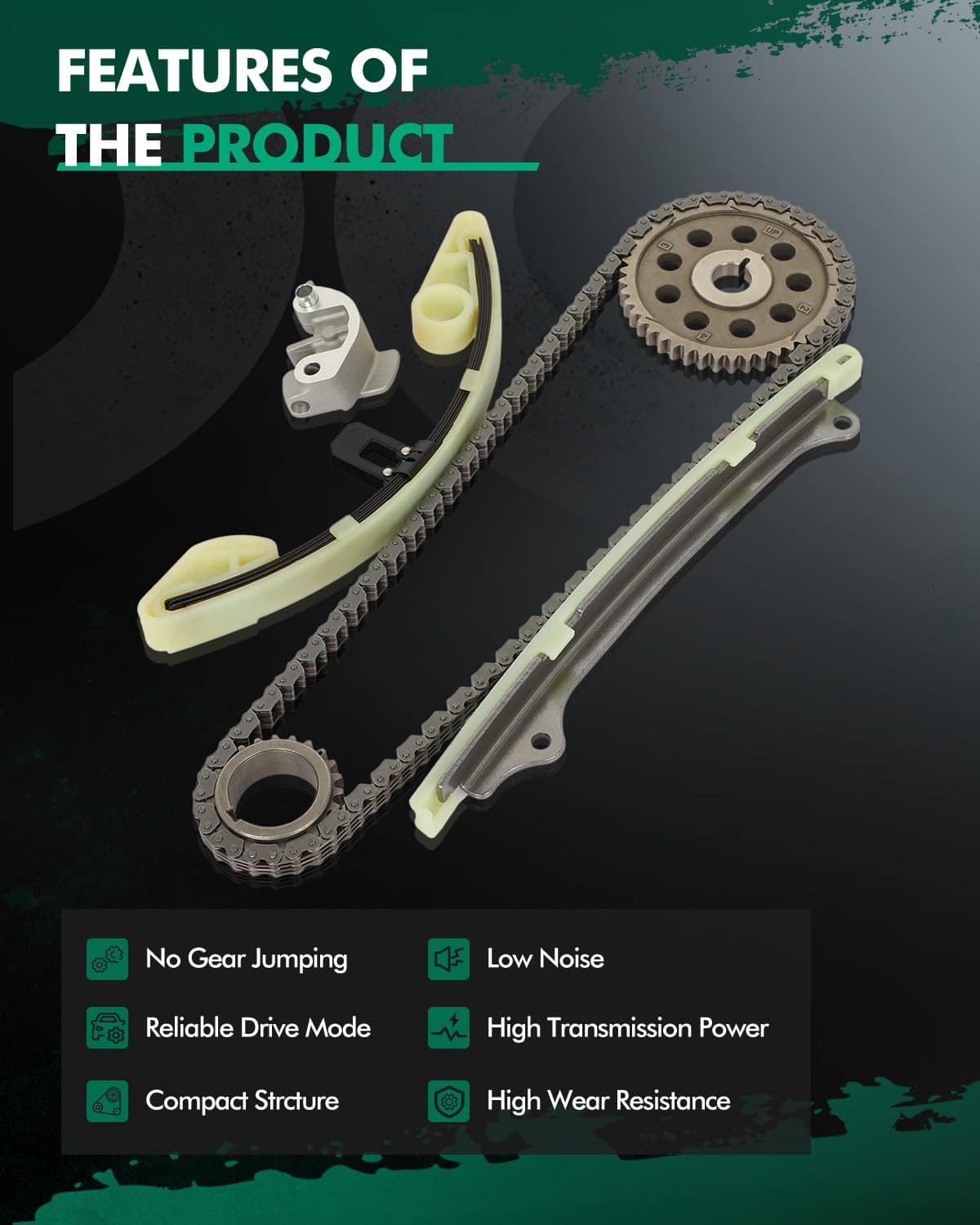 Kit de Cadena de Tiempo SCITOO para Honda Civic 2003-2011 - Imagen 6