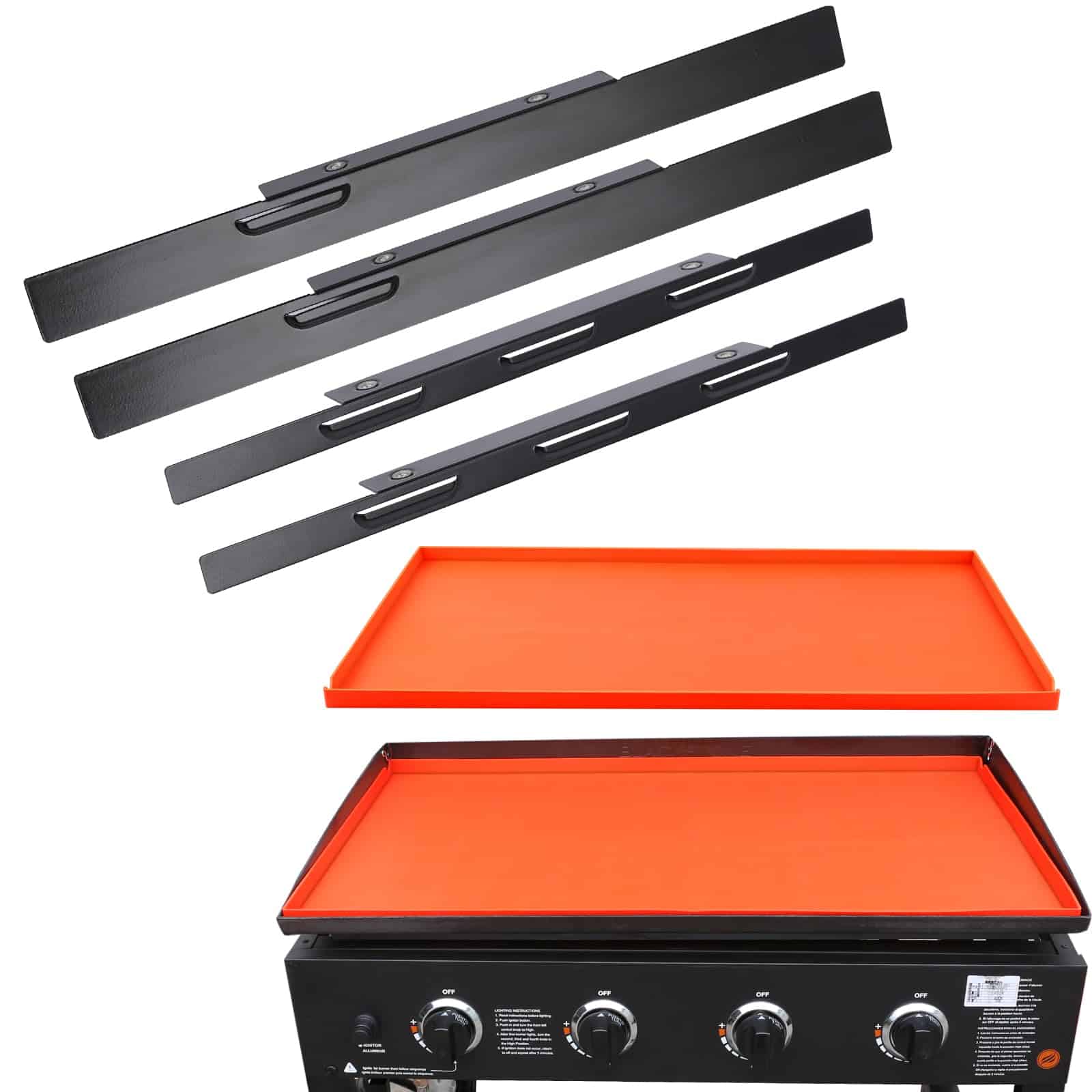 Kit de accesorios para parrilla para protección contra el