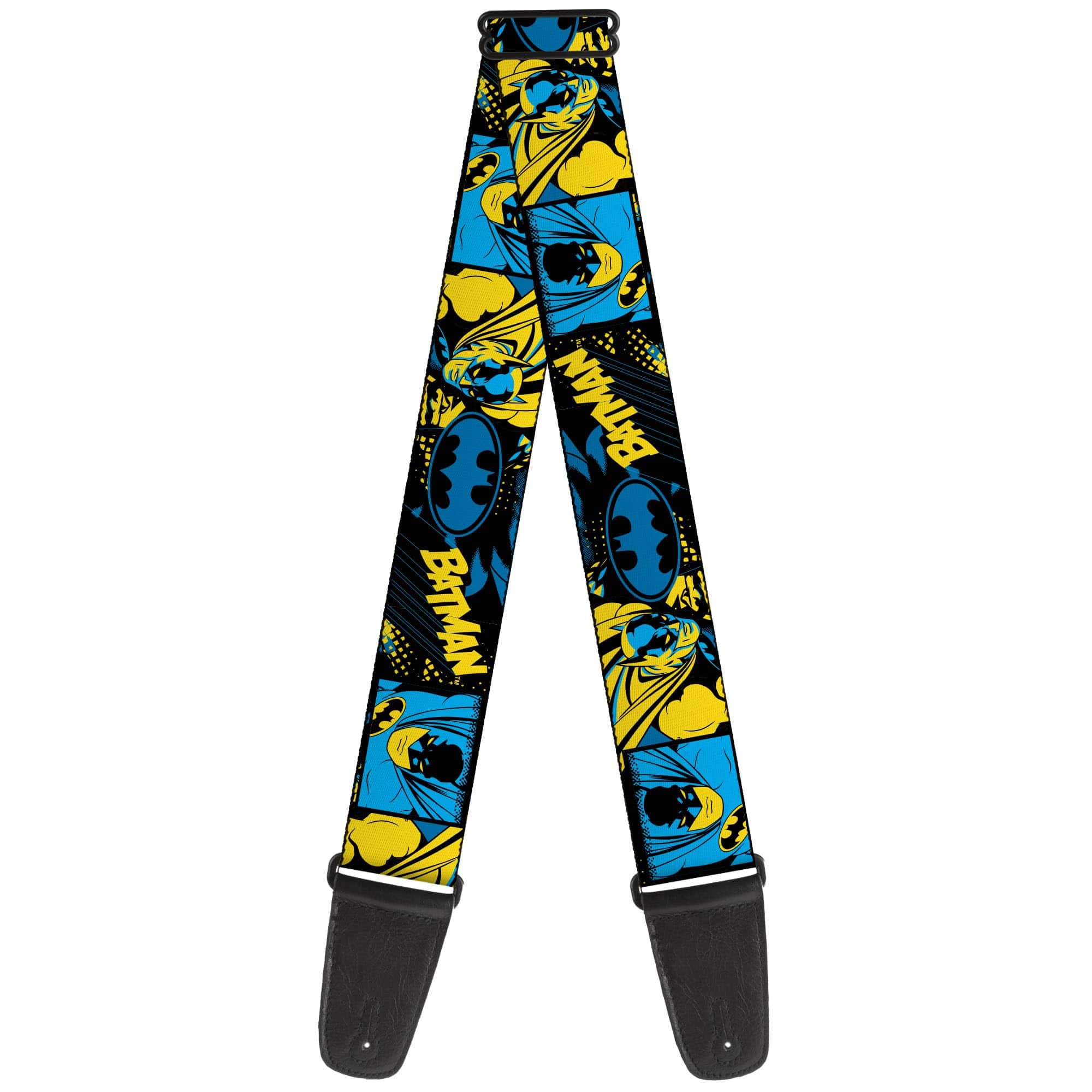 Correa de guitarra de DC Comics, Batman Poses y Logo