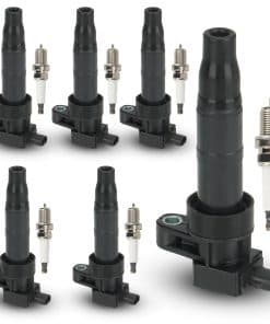 Conjunto de 6 Bobina de Encendido y 6 Bujías de Iridio