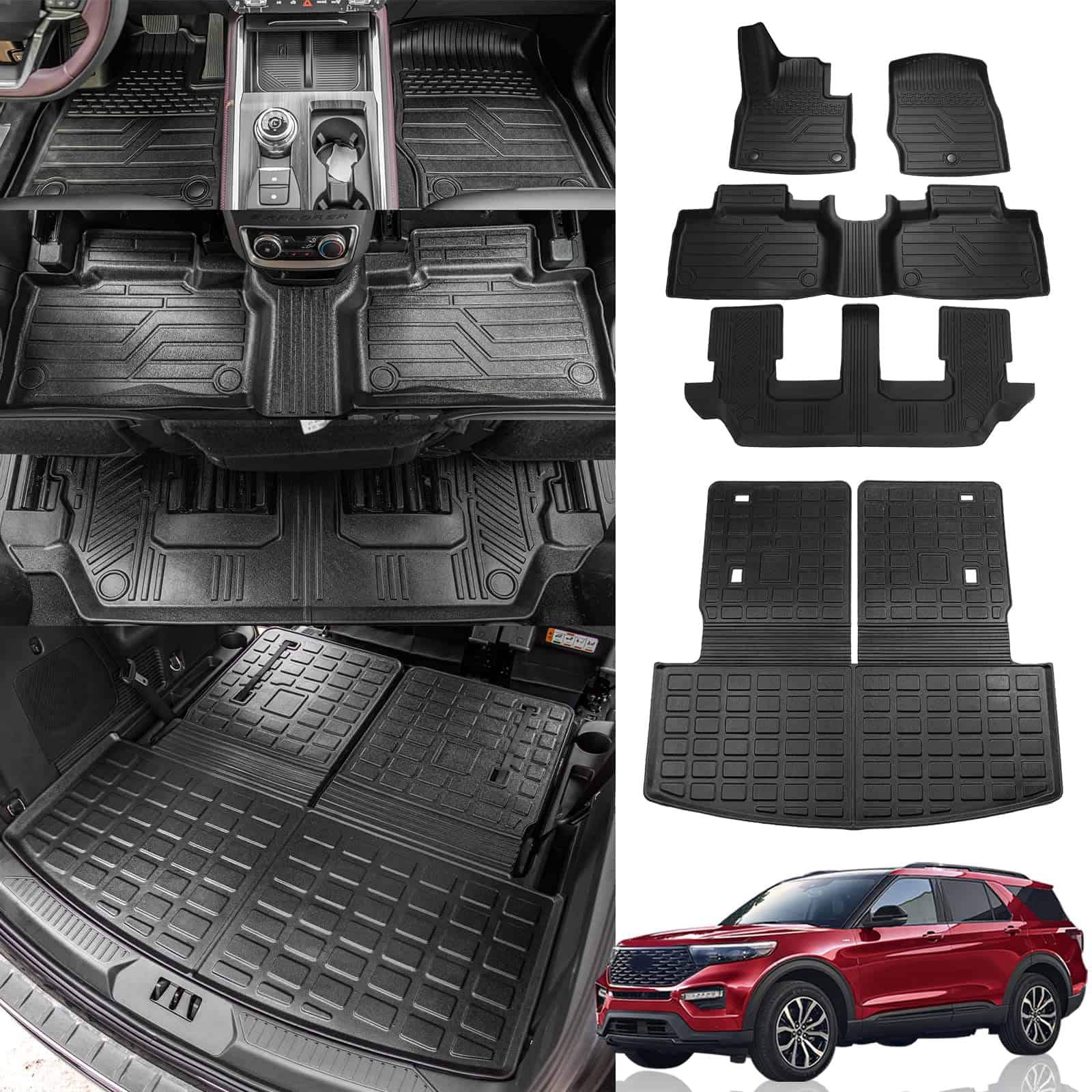 Tapetes para piso compatibles con Ford Explorer 2020-2025