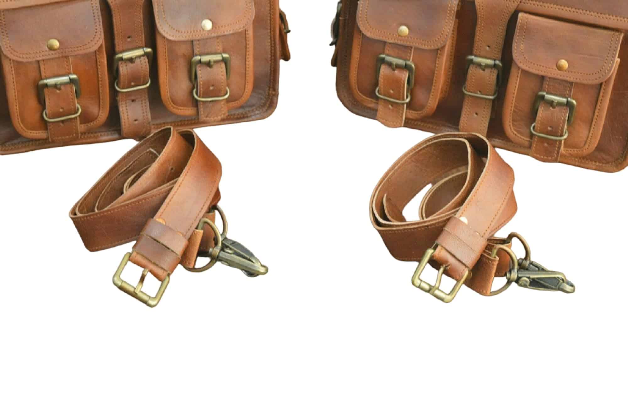 Bolsas de cuero para motocicleta GifteQ Bolsa de mensajero - Imagen 7