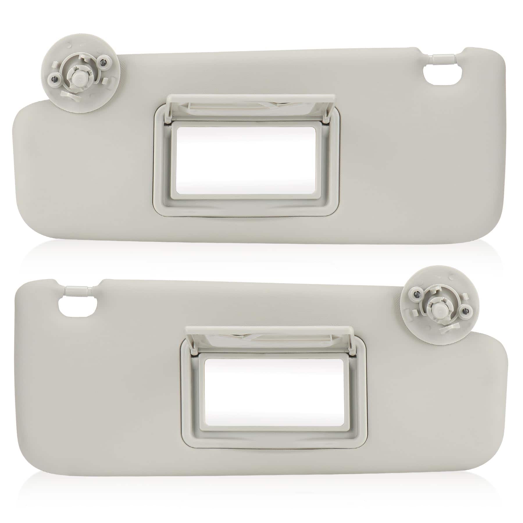 Visera del sol gris del lado del conductor izquierdo y lado