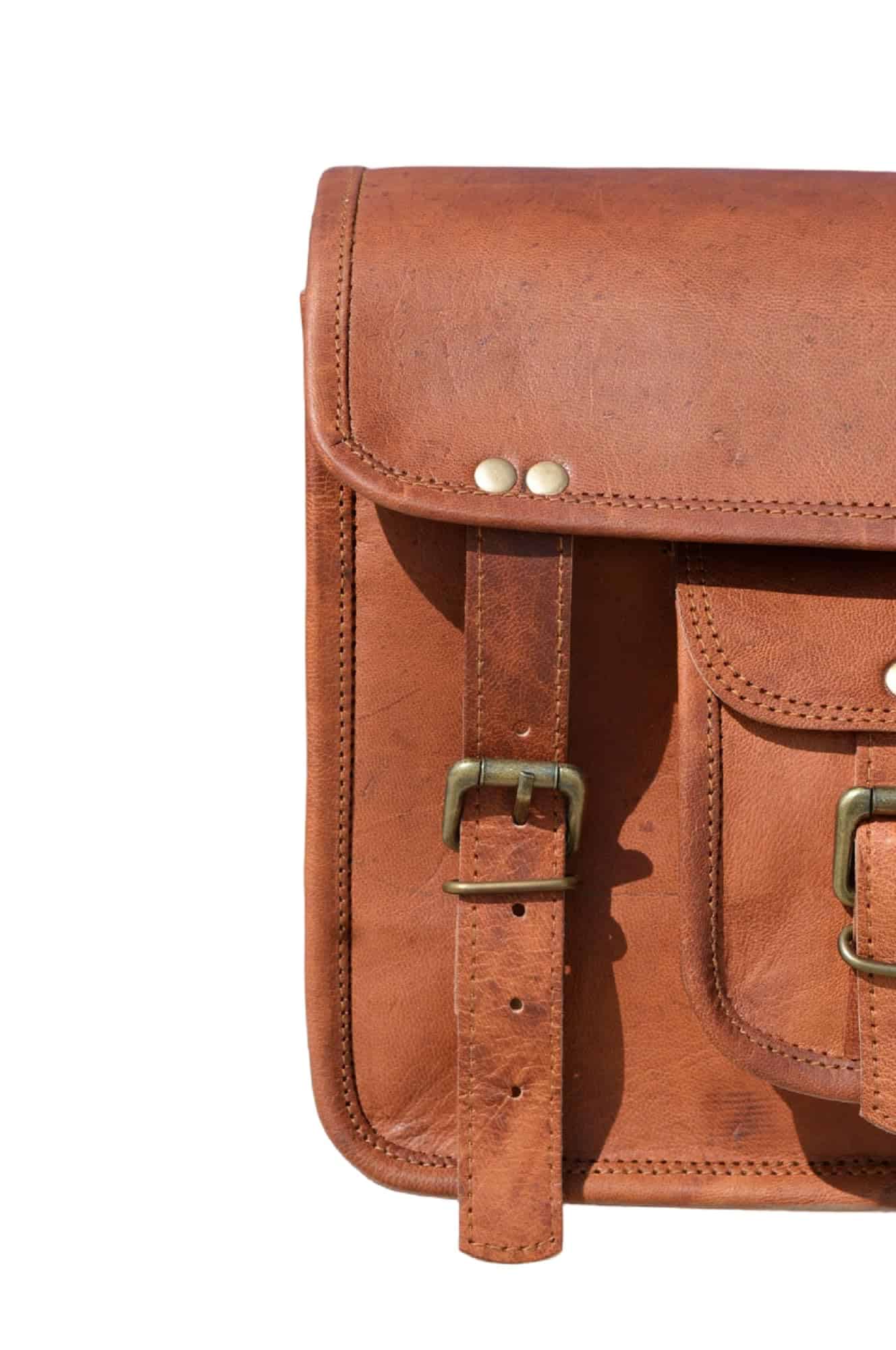 GifteQ Bolsas de Cuero para Motocicletas Bolsas de - Imagen 4