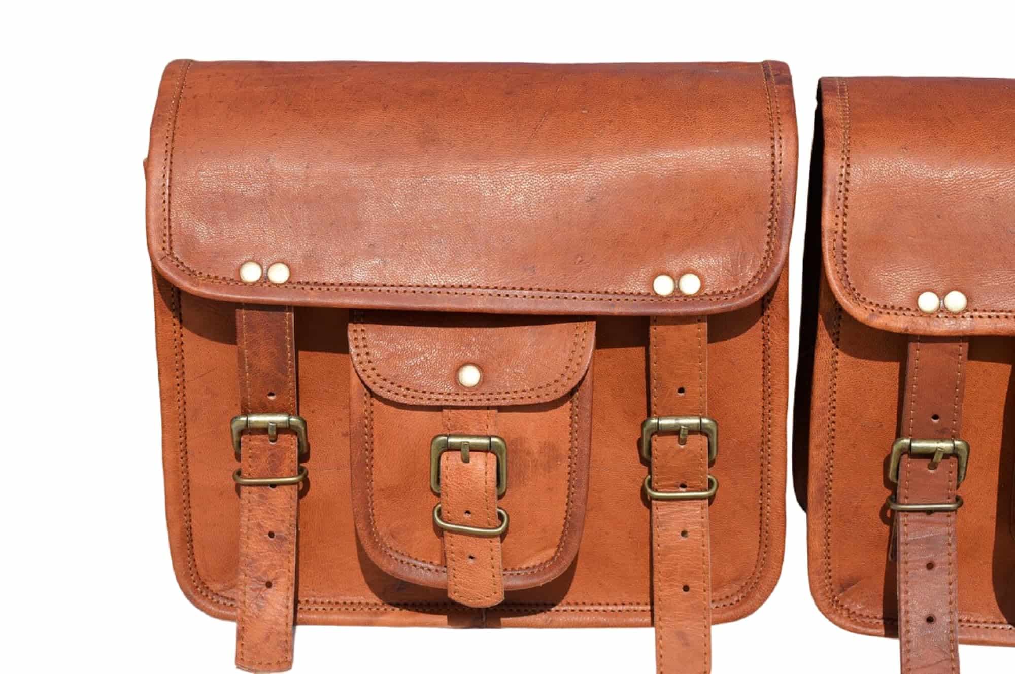 GifteQ Bolsas de Cuero para Motocicletas Bolsas de - Imagen 7