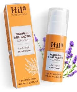 Jabón facial equilibrante y calmante de lavanda Hila Herbal
