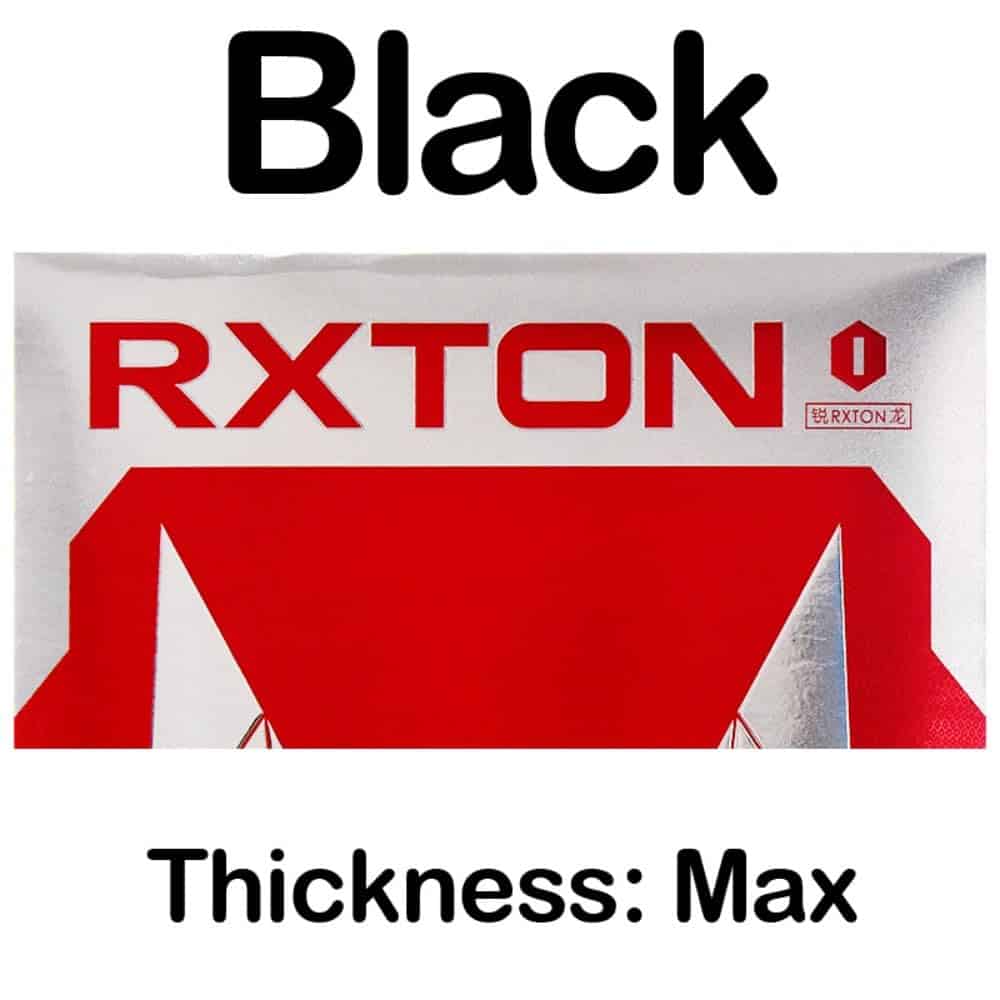 Loki RXTON 1 Goma de Tenis de Mesa, RXTON-1 -Negro - Imagen 3