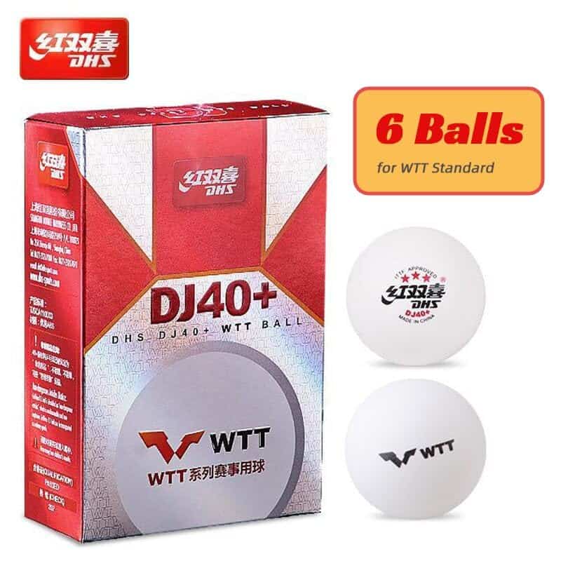Ppbigu 6pcs Bolas de Ping Pong ABS Nuevo Material DJ40+ 3 - Imagen 5