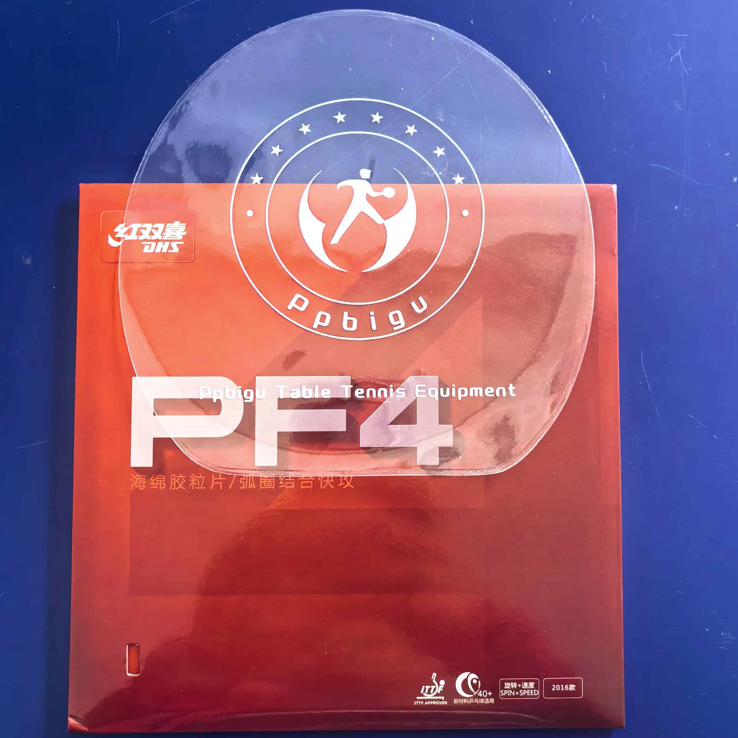 Goma de Ping Pong Ppbigu DHS PF4 con Giro/Velocidad/Loop