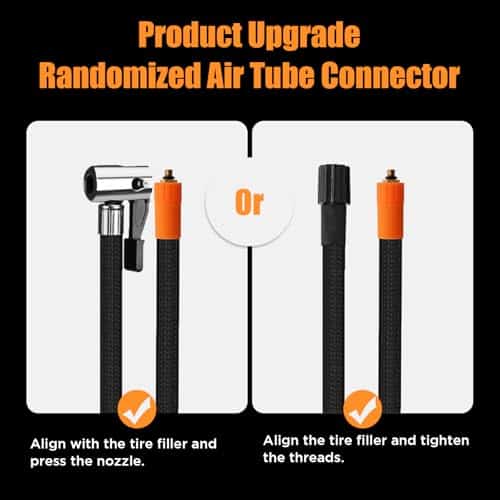 Inflador de llantas Litmustes, Compresor de Aire Portátil, - Imagen 3