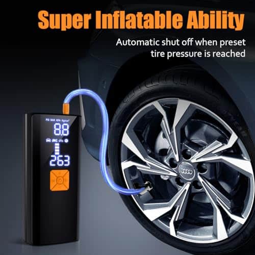 Inflador de llantas Litmustes, Compresor de Aire Portátil, - Imagen 4