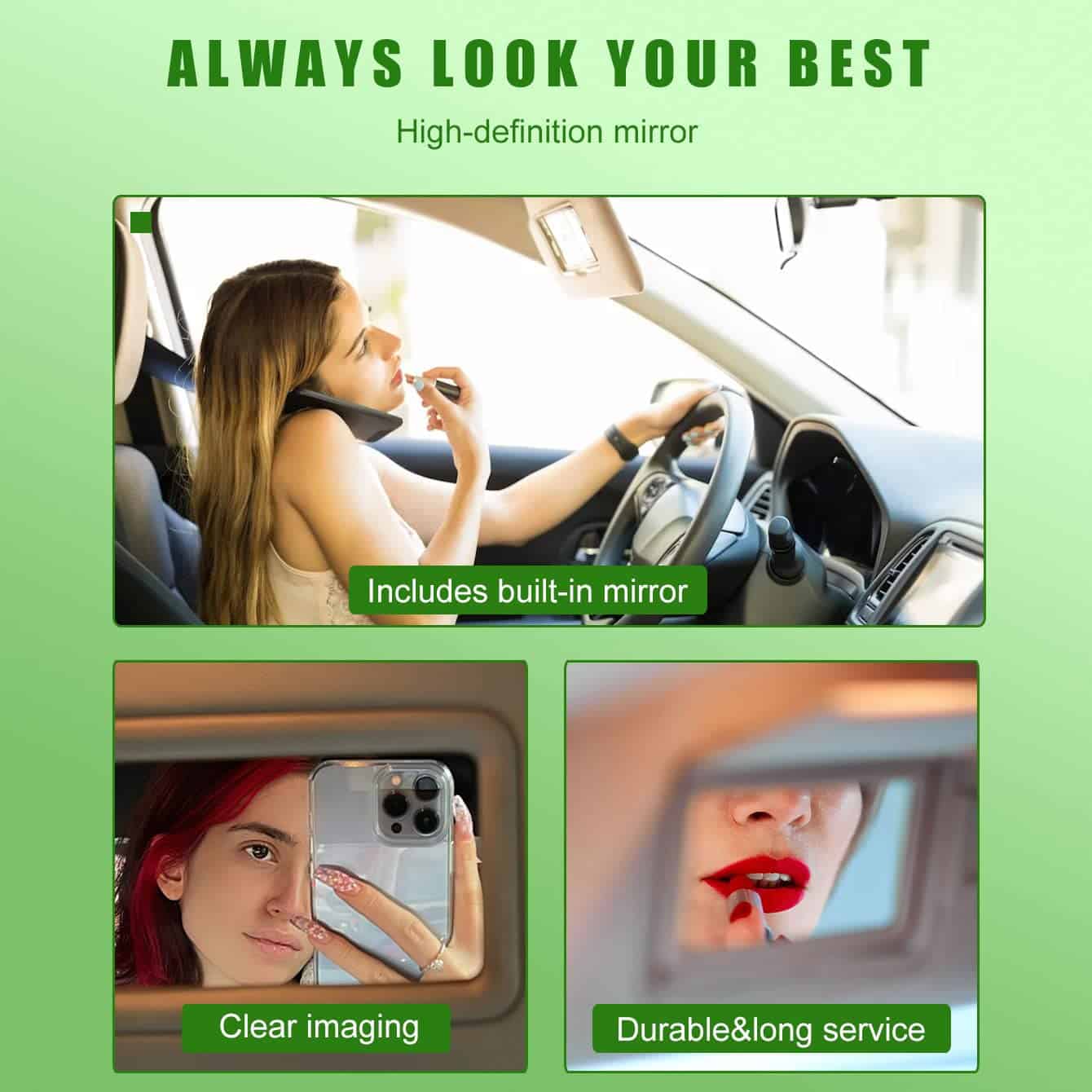 Visera del lado izquierdo del conductor para Toyota - Imagen 6