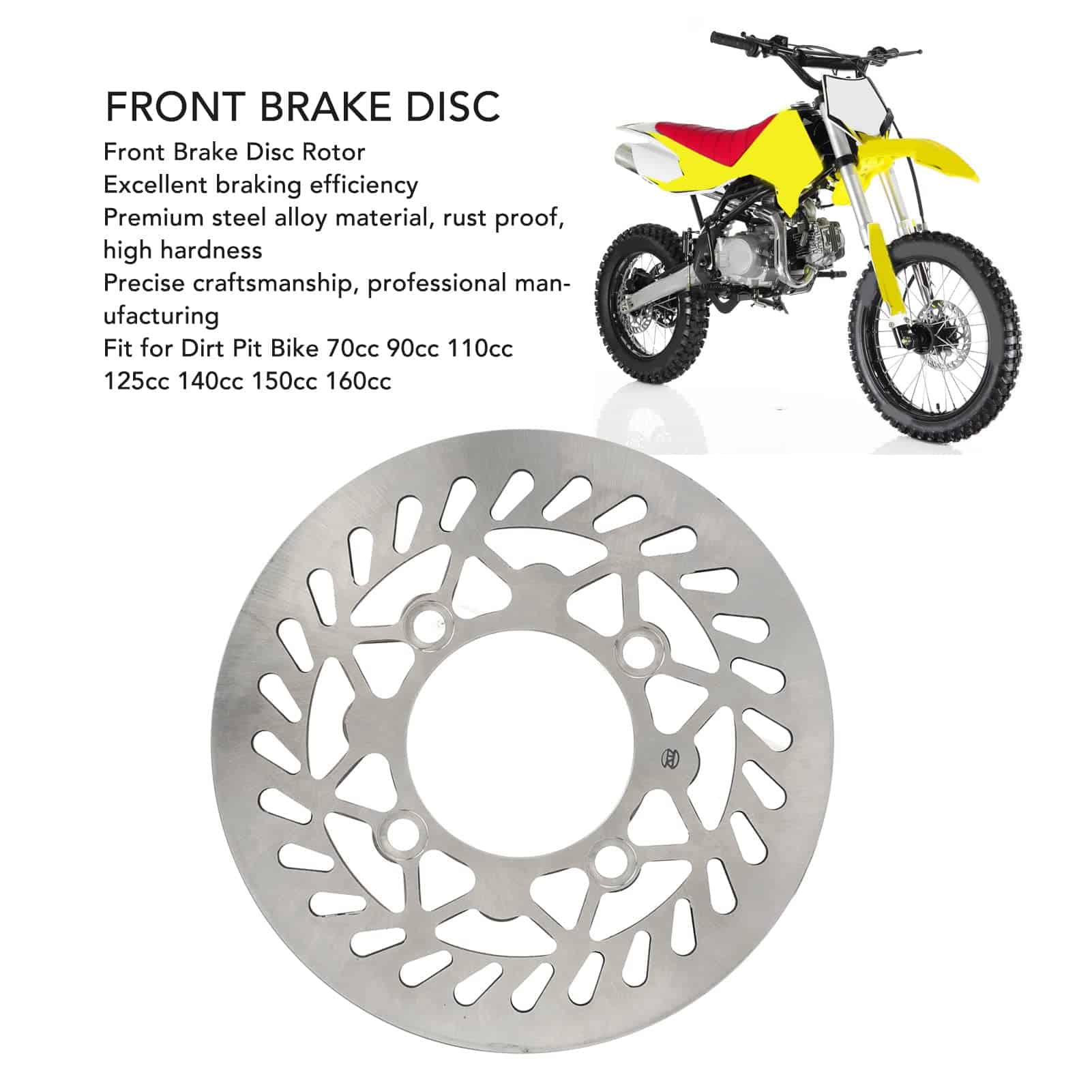 Disco de freno delantero de 210mm - Para Dirt Pit Bike 70cc - Imagen 5