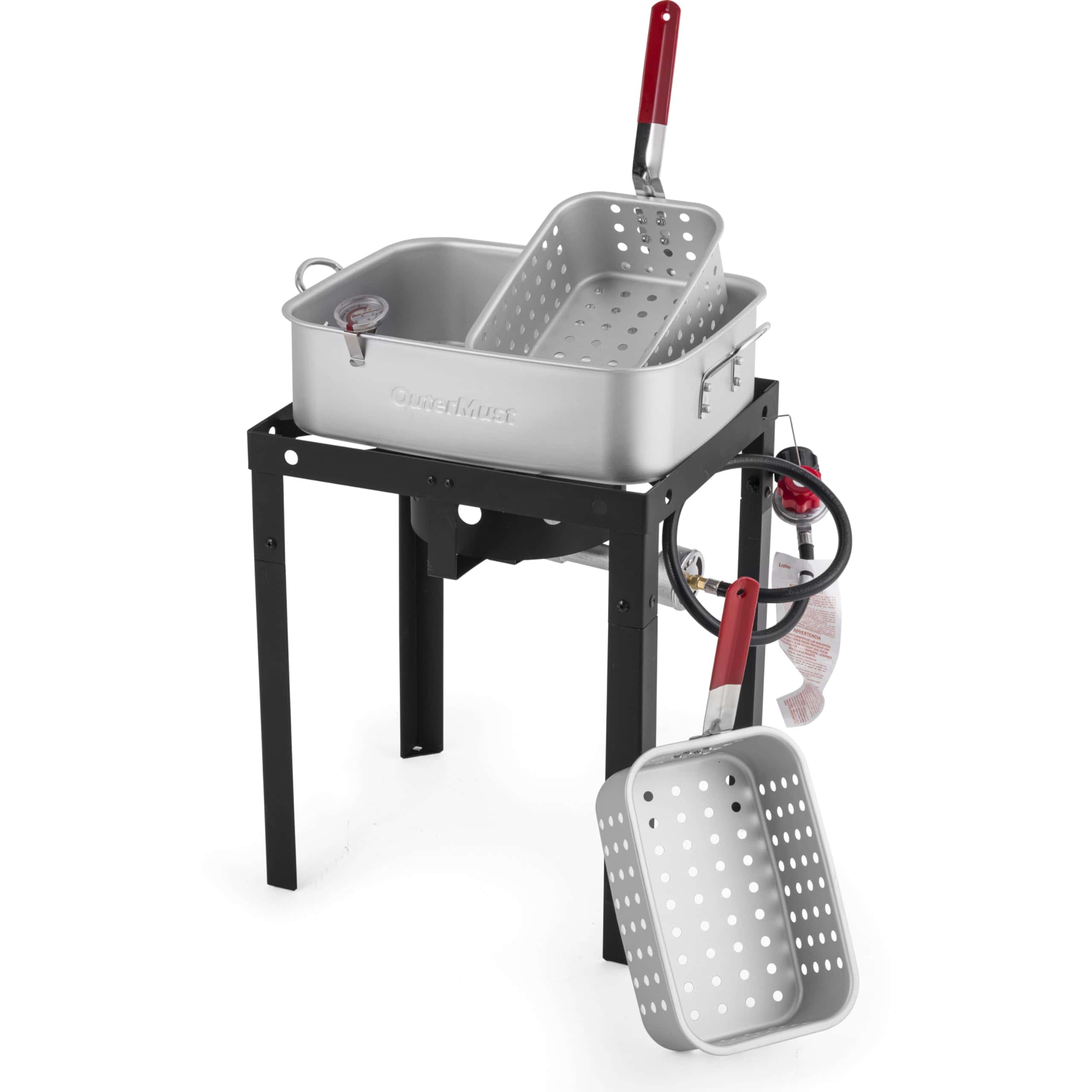 Freidora Exterior OuterMust de 58,000 BTU, Olla de 18 Qt. y - Imagen 8