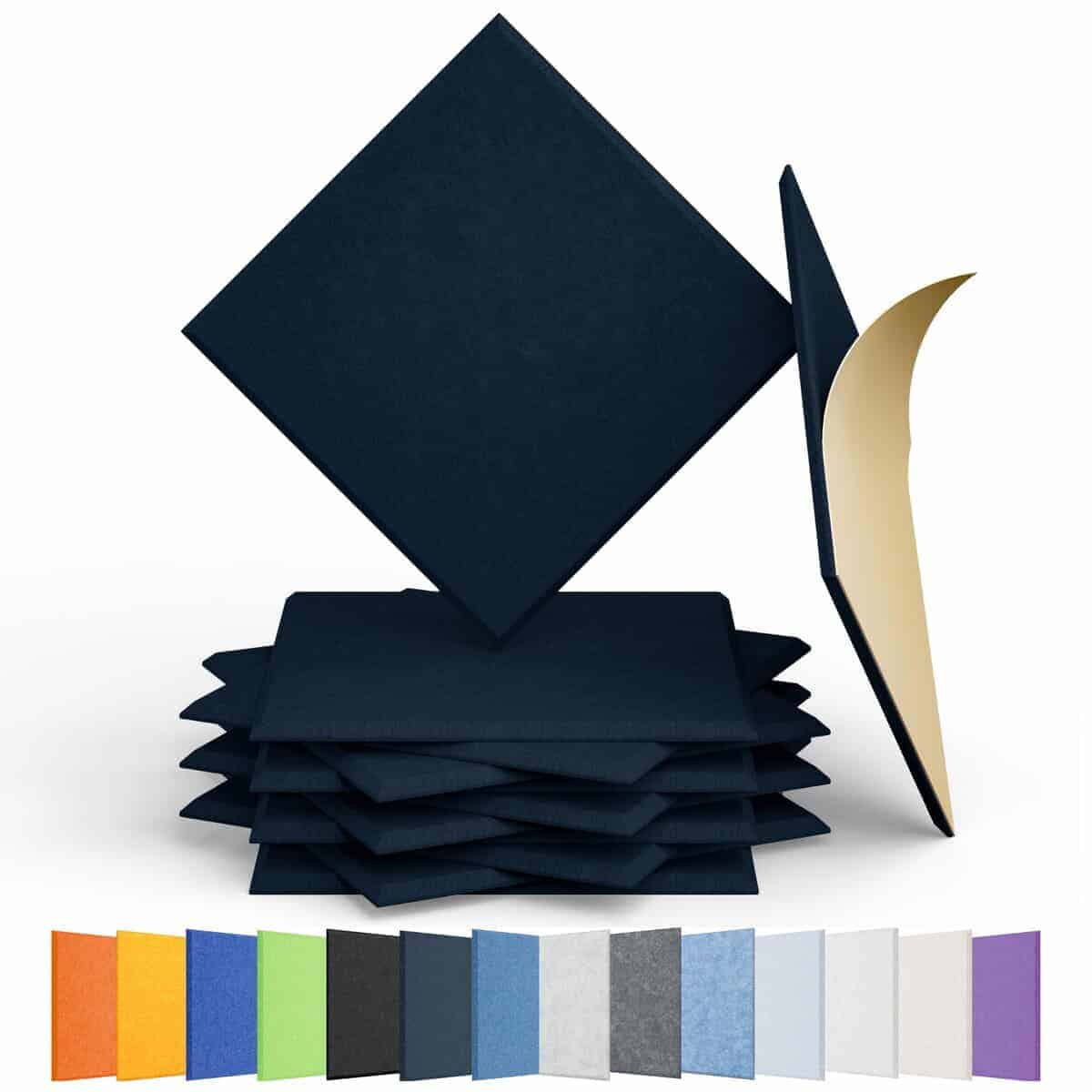 Panel Acústico Amantech 12 Pack Autoadhesivo de Espuma de