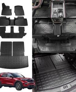 Tapetes para piso Rongtaod Compatible con Ford Explorer 7