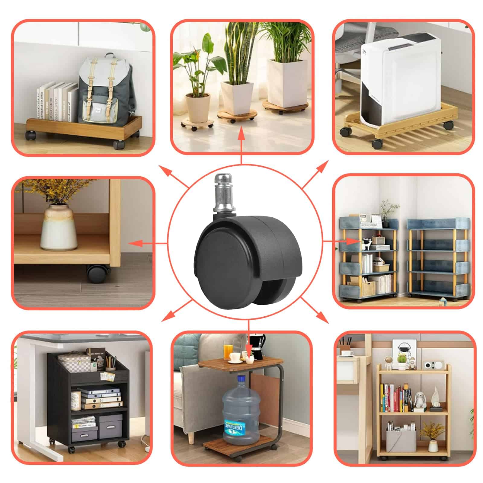 Kit de Reparación de Lavavajillas 4 Pack Caster Fit para - Imagen 6