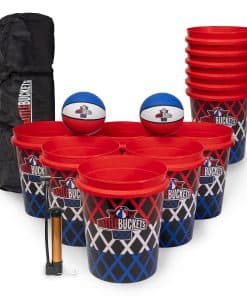 Battle Buckets - Juego gigante de Ponga y Baloncesto con 12