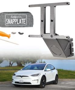 Portaplacas delantero SnapPlate+ (Modelo X) - Optimizado en