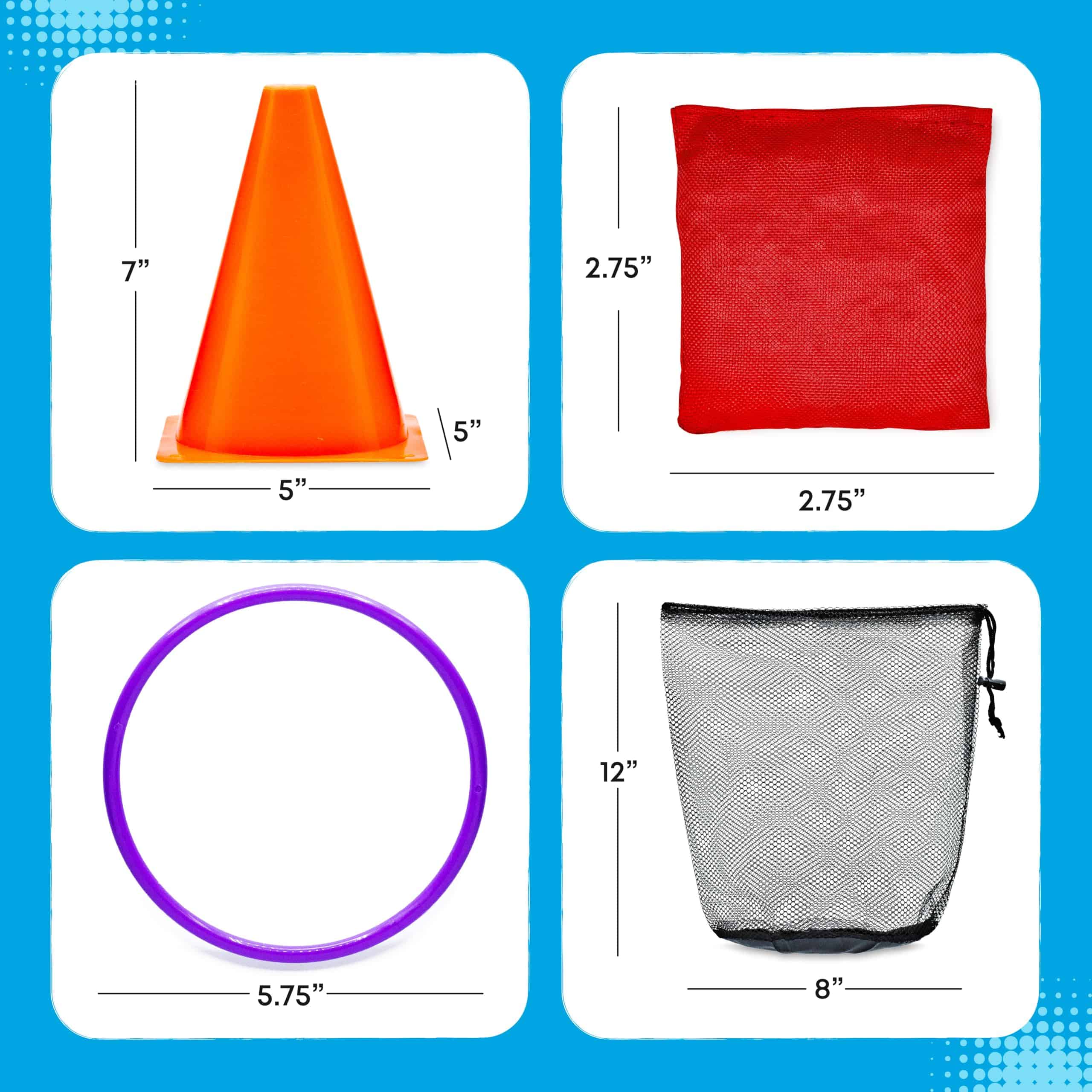 Juego de 3 en 1 para feria: Set de 35 piezas de Juego de - Imagen 6