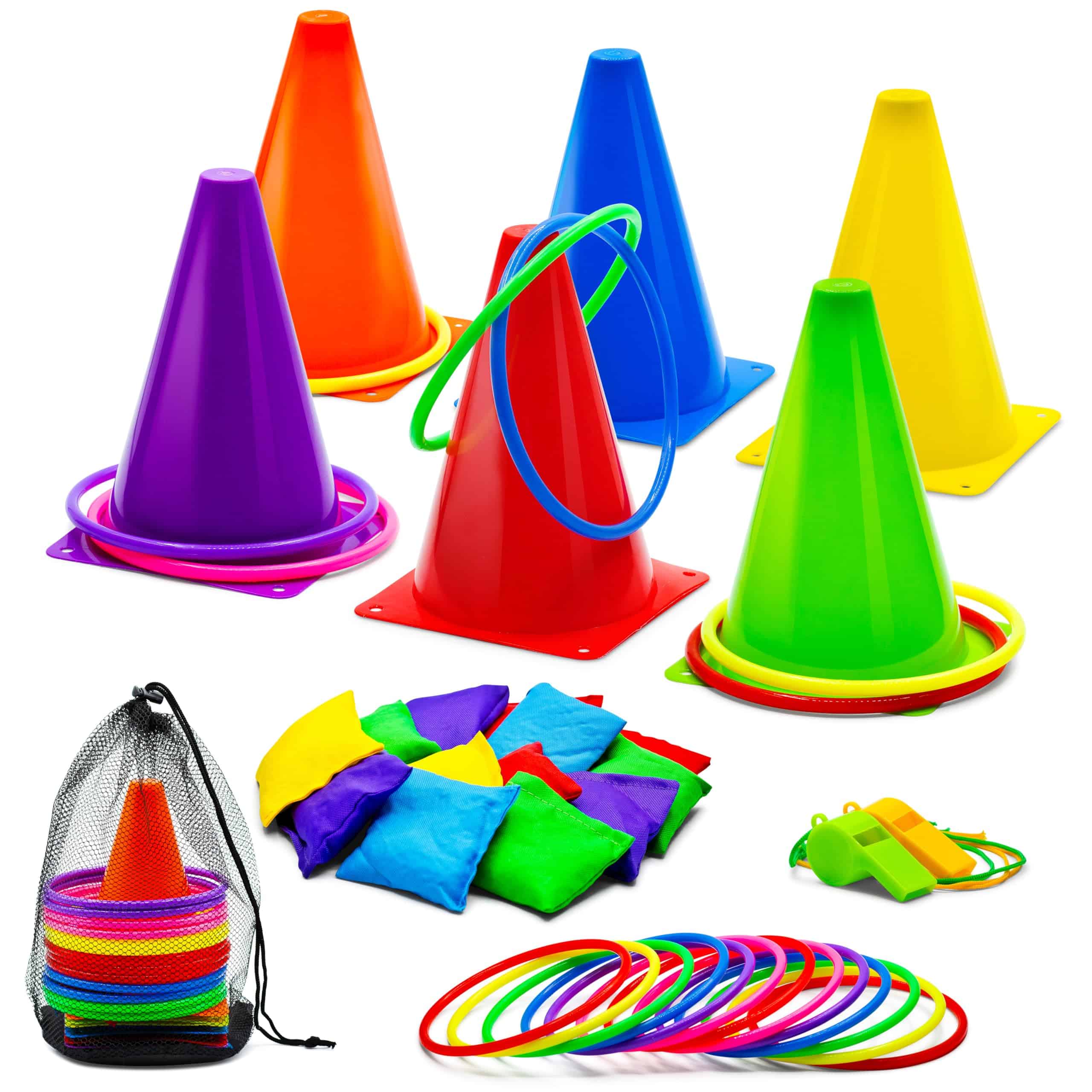 Juego de 3 en 1 para feria: Set de 35 piezas de Juego de