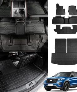 Tapetes para piso Thinzyou Compatible con Ford Explorer