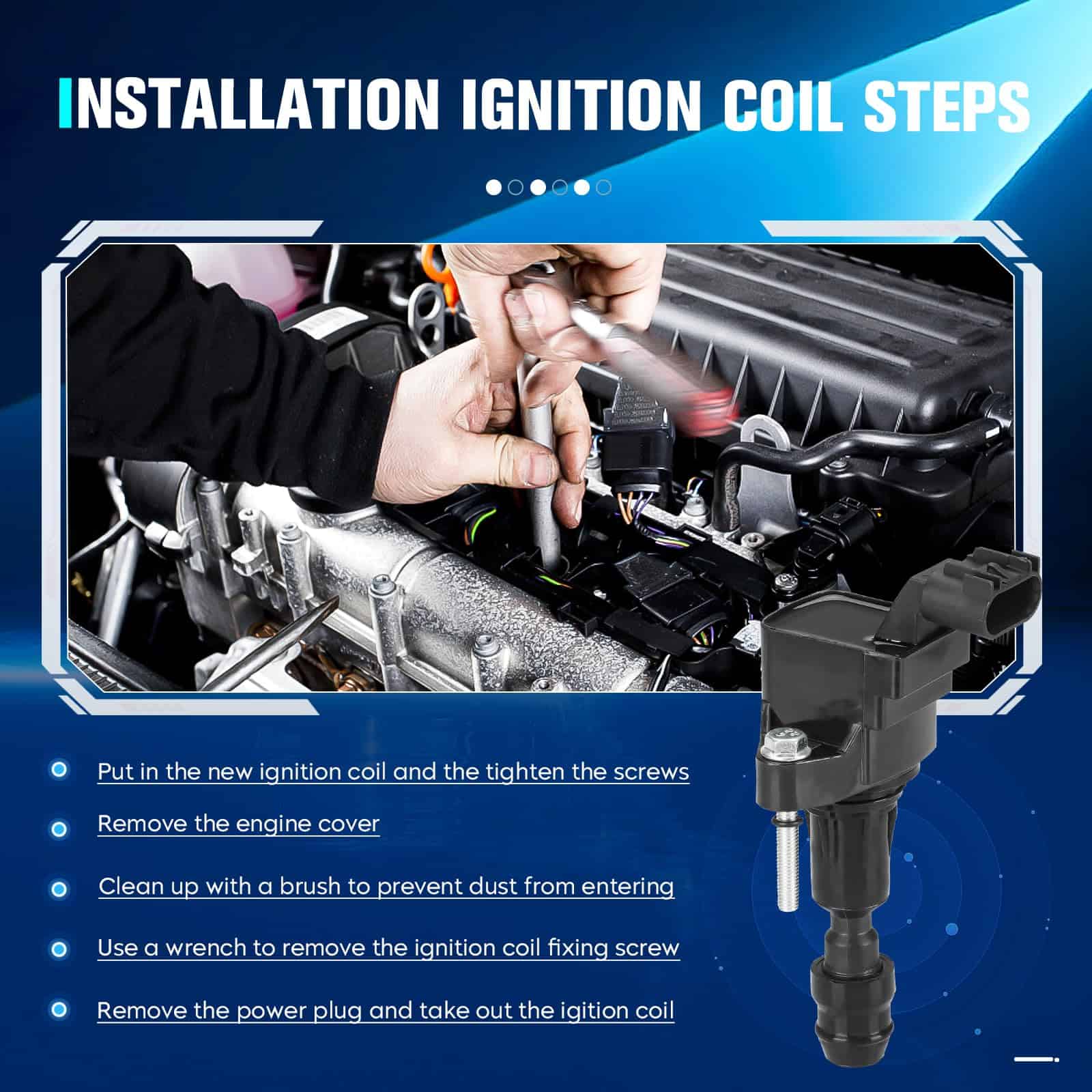 Conjunto de 4 Bobinas de Encendido Compatible con Malibu - Imagen 8