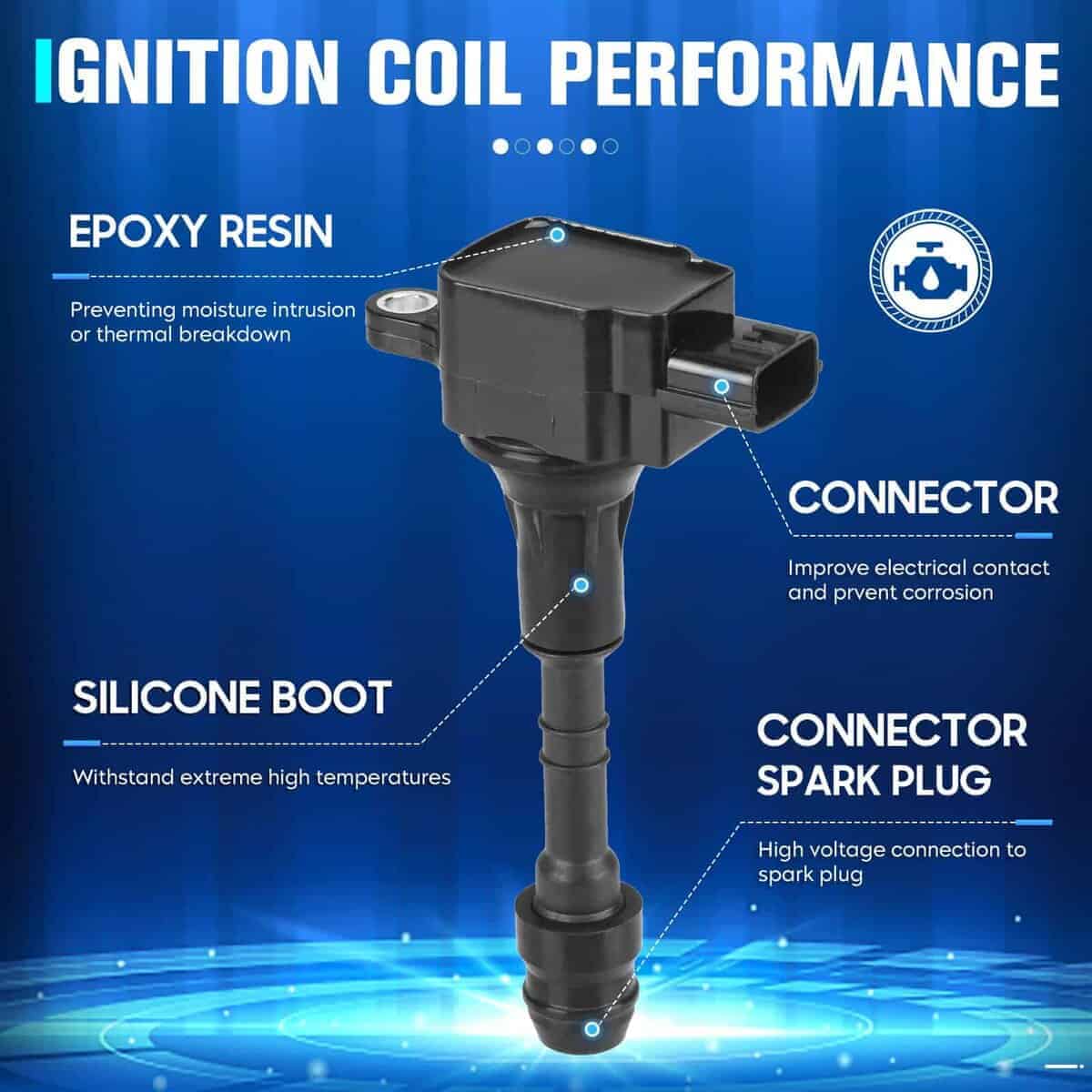 Set de 8 Bobinas de Encendido y 8 Bujías de Iridio - Imagen 4