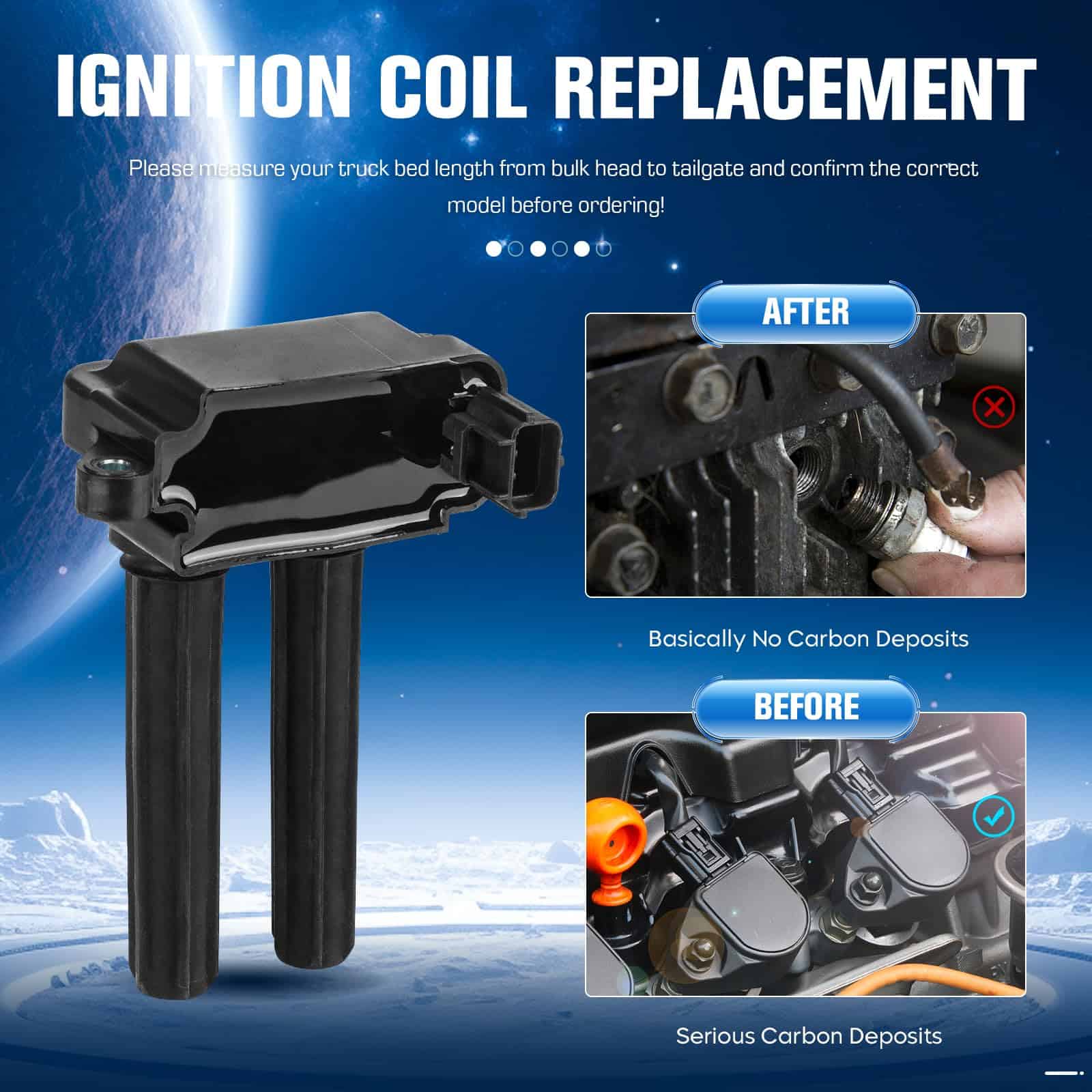 Conjunto de 8 bobinas de encendido y 16 bujías de iridio - Imagen 6