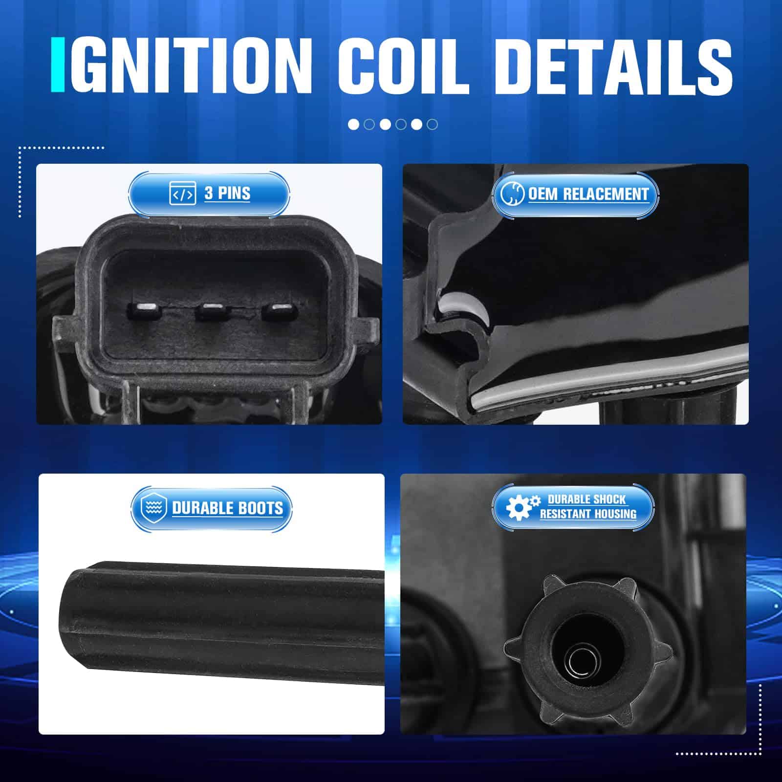 Conjunto de 8 bobinas de encendido y 16 bujías de iridio - Imagen 5