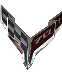 Emblema de Bumper de Aniversario de 70 años delantero C8