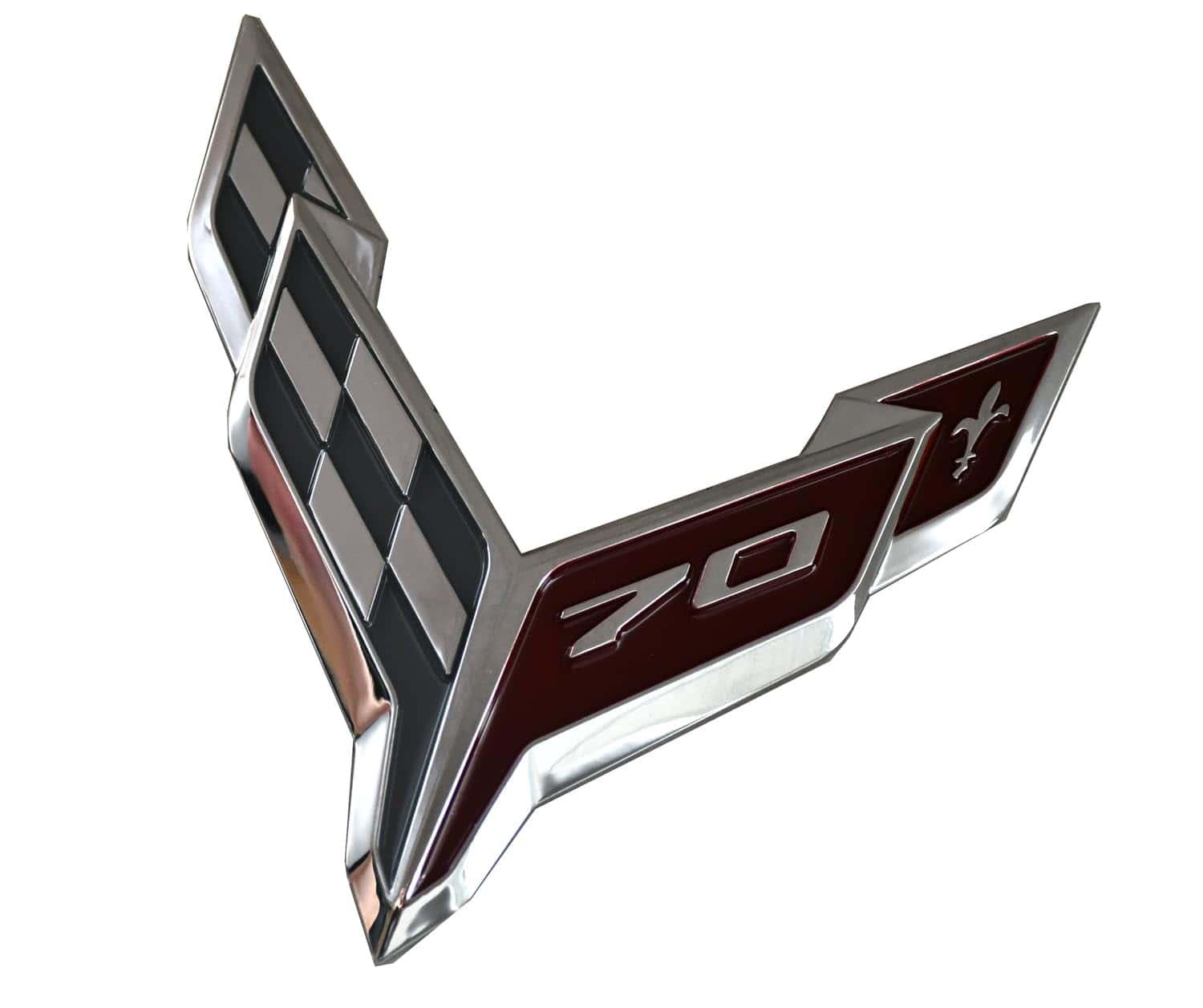 Emblema de Bumper de Aniversario de 70 años delantero C8 - Imagen 3