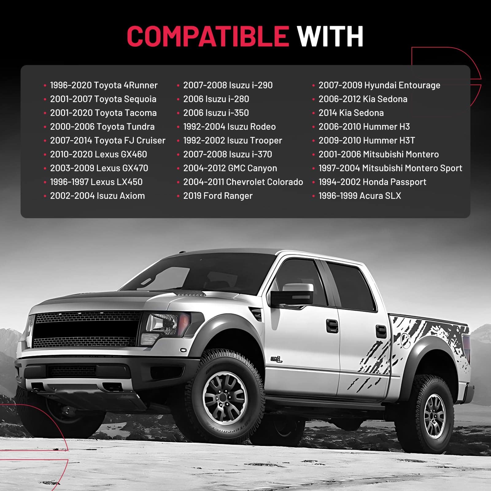 BDFHYK Separadores de Rueda 6x139.7mm 2 pulgadas 6x5.5 - Imagen 5