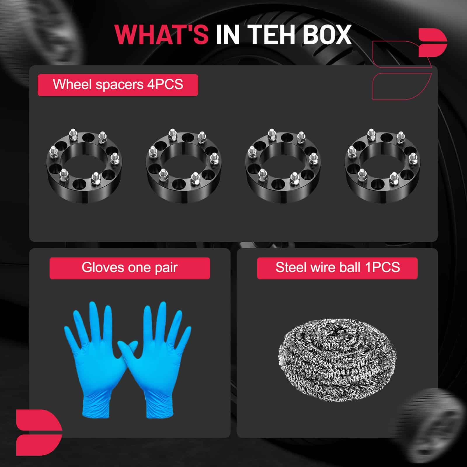 BDFHYK Separadores de Rueda 6x139.7mm 2 pulgadas 6x5.5 - Imagen 3