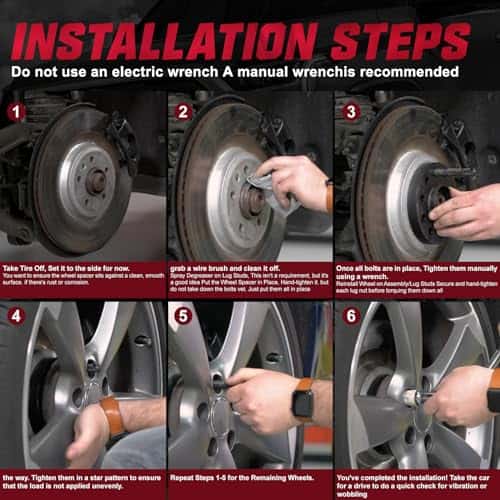 Espaciadores de Rueda 5x127mm BDFHYK 1.5 Pulgadas 5x5 - Imagen 7