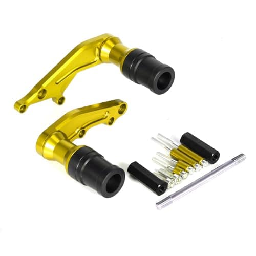 Protector de caída deslizante de marco CNC -Negro/Rojo/Oro/A