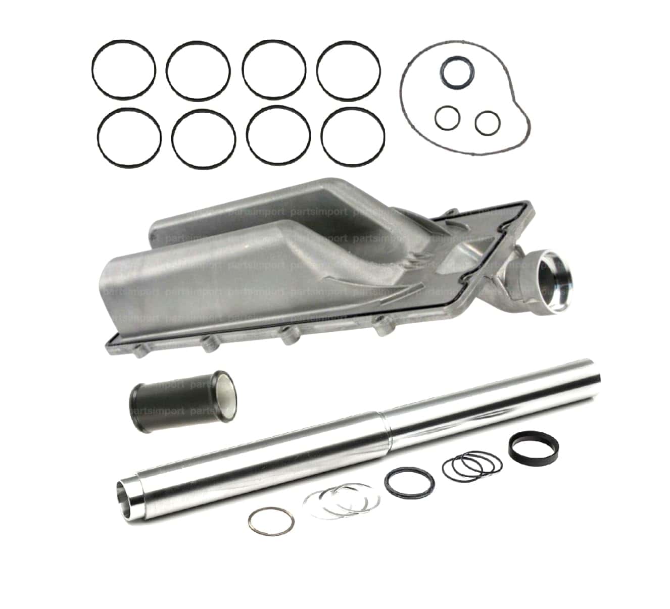 Kit de Tubo de Agua Colapsable y Bandeja del Valle para BMW